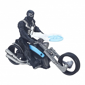 Фигурка Агент Веном из серии Spider-Man на гоночном мотоцикле (Hasbro, b6393-b5760)